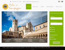 Tablet Screenshot of italiaincampagna.com